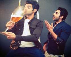 Aparshakti Khurana consuming alcohol